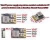 Naked GoPro Runcam Thumb Camera Buck Converter 2-6S 5V/3A BEC Step Down Module with Power Cable for RC FPV Drone XJ561