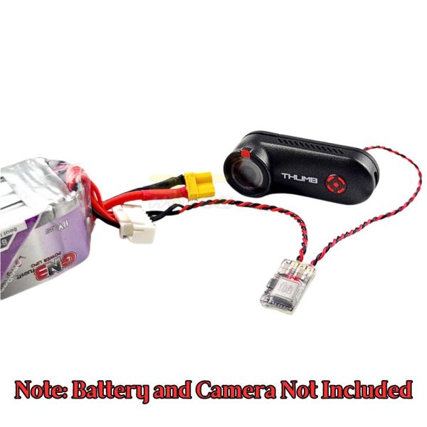 Naked GoPro Runcam Thumb Camera Buck Converter 2-6S 5V/3A BEC Step Down Module with Power Cable for RC FPV Drone XJ561