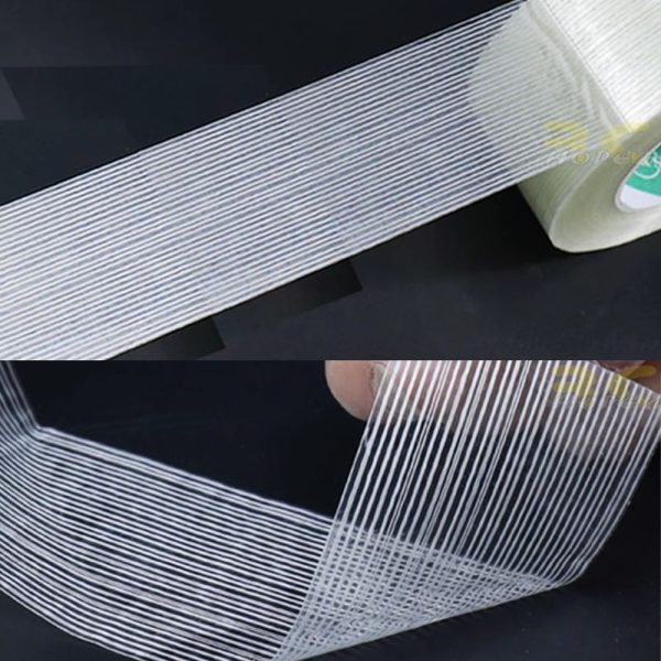 Striped Fiberglass Fiber Tape 1/2/2.5/3/4/4.5/5CM x 25M (1pc) WS