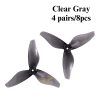 Gemfan Hurricane 2023S 3-Blade 2Inch 1.5mm Single Hole Propeller for Happymodel Mobula8 ELRS (4 Pairs/8Pcs) Gem2023S-1.5