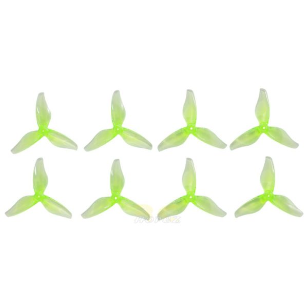 Gemfan Hurricane 2023S 3-Blade 2Inch 1.5mm Single Hole Propeller for Happymodel Mobula8 ELRS (4 Pairs/8Pcs) Gem2023S-1.5