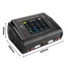 HTRC T400 150W 11A AC/DC 2-6S Touch Screen Dual Channel Balance Charger Discharger for Lipo LiHV LiFe Lion NiMh HT-T400