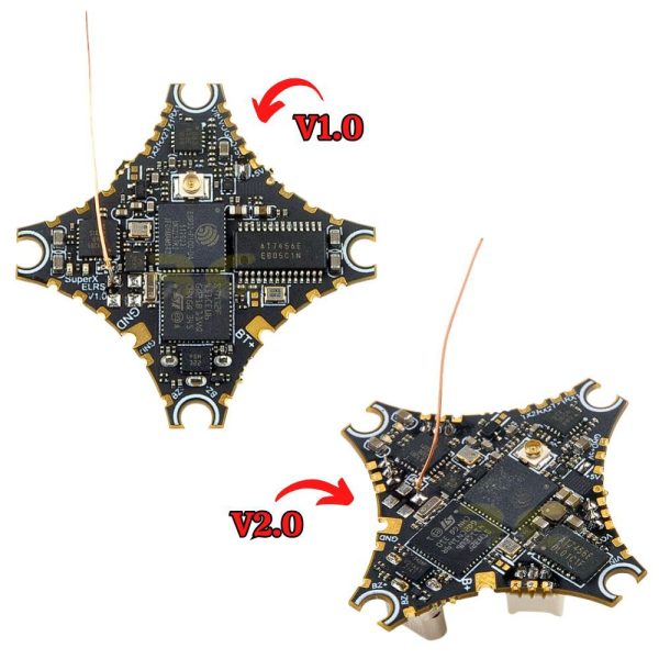 6058d62735a72f3e9c9533d52ed19fd4.jpeg Happymodel SuperX ELRS V1.0/V2.0 5IN1 AIO 1S 25.5×25.5mm built-in UART ELRS Receiver 5A ESC for Mobula6 2024 ELRS