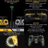 Jumper Bumblebee ELRS 2.4GHz Built-in 1000mW Hall Sensor Gimbals ExpressLRS OLED Screen EdgeTX Remote Controller Mode 2