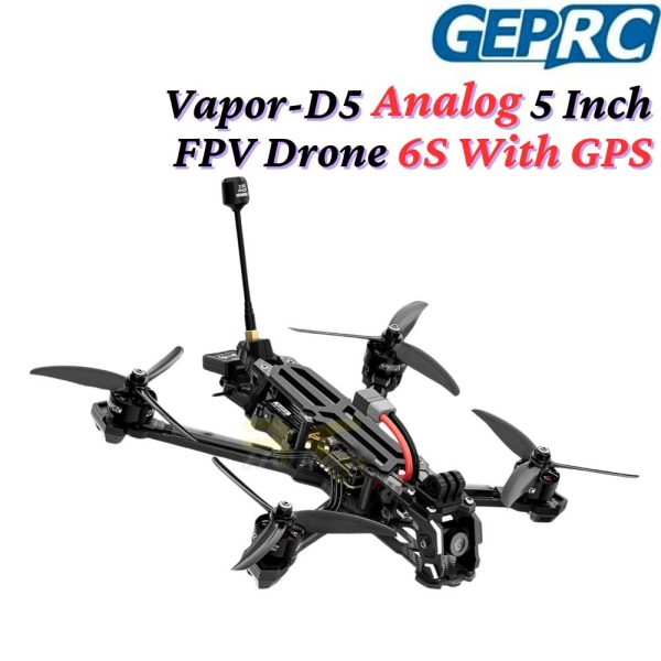 b3cdcc93e7ecb1562c13967aa5d1e70c.jpeg GEPRC Vapor-D5 Analog 5 Inch 6S w/Caddx H1 1.6W VTX F722 V2 FC With GPS High-performance Freestyle Drone GEP-Vapor-D5AN