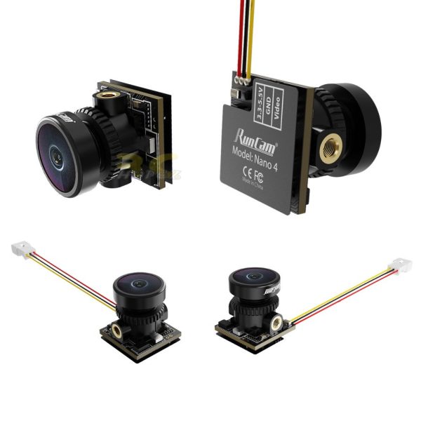 RunCam Nano 4 Nano4 1/3'' CMOS 800TVL 2.1mm M8 Lens NTSC 2.9g FPV Camera 14x14x14mm XJ563