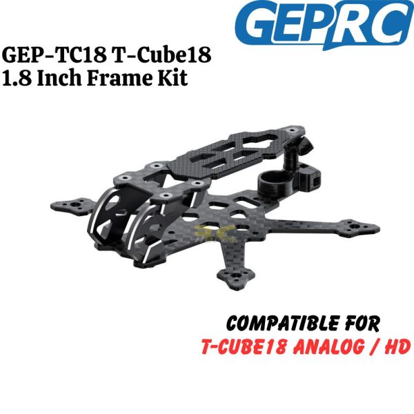 01f1bc967ae326fe34a27c46f97ad584.jpeg GEPRC Drone Frame Kit T-Cube18 1.8 Inch Compatible Analog / HD / DIY RC FPV Drone GEP-TC18 Frame