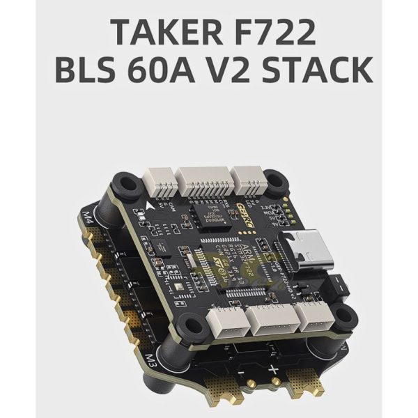 066d466cbcabf7e140b9d06396c4605c.jpeg GEPRC TAKER F722 BLS 60A V2 STACK 4IN1 ESC Flight Controller 30.5×30.5mm for Vapor-D5 X5 Analog HD FPV Drone GEP-F722-60
