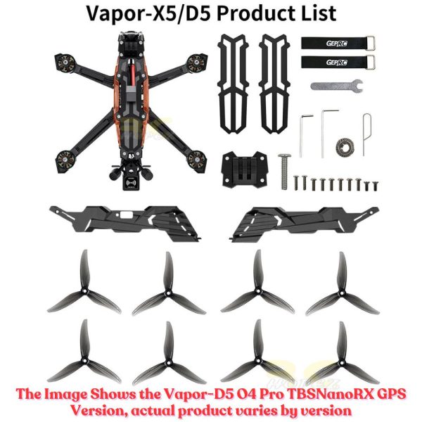 GEPRC Vapor-D5 HD DJI O4 Air Unit PRO With GPS 6S 5 Inch Freestyle Racing FPV Drone GEP-Vapor-D5O4