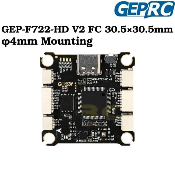 6bea152a332b0f73f962819a5c3d10bb.jpeg GEPRC TAKER F722 BLS 60A V2 STACK 4IN1 ESC Flight Controller 30.5×30.5mm for Vapor-D5 X5 Analog HD FPV Drone GEP-F722-60
