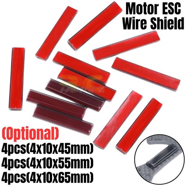 Motor Wire Hub Motor Line Shield 45mm/55mm/65mm (Optional) For Universal FPV Drone Frame & FPV Racing Drone HS-AION