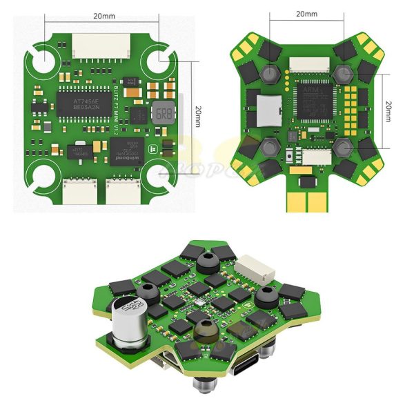 03d5a66e7c4105cc6a6363907c52e756.jpeg iFlight 20×20mm BLITZ Mini F7 V1.2 Flight Controller & E55R 55A 2-6S 4In1 BLHeli32 ESC for CineFlow 5 DJI O4 MX6305