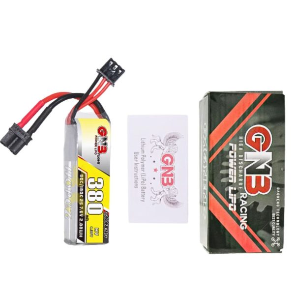 88501dd501640b60a699fe035acc7209.jpeg Gaoneng Lipo LiHV 380mAh 90C 2S 7.6HV With XT30 Compatible for Happymodel Mobula7 DJI O4 GNB380/90-2S