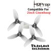 d4f92b0a9daa08d35d92e5559c1e05ff.jpeg HQProp T2.2x1.6x3 2/1.5/2 Hole 3-Blade Propeller (2pairs/4pcs) Compatible For 2inch Cinewhoop HQT2216