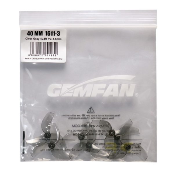 08c2976d680d47ef17ef04fcf96d4921.jpeg Gemfan 1611 40mm 1.6 Inch 3 Blade Propeller For Motor 0802 1102 1.0mm 1.5mm Hole for BetaFPV Pavo Femto (4 Pairs/8Pcs)