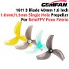 0d3891fda55126d11e7f3ac20a8db451.jpeg Gemfan 1611 40mm 1.6 Inch 3 Blade Propeller For Motor 0802 1102 1.0mm 1.5mm Hole for BetaFPV Pavo Femto (4 Pairs/8Pcs)