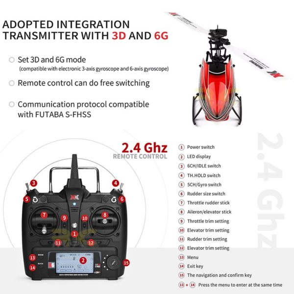 174d73d9fc6bc89d404cc2866aac4eec.jpeg Wltoys XK K110S 6CH 3D 6G System Remote Control Toy Brushless Motor 2.4G RC Helicopter BNF RTF Compatible FUTABA S-FHSS