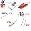 425e105aca15dab4b24948b5e73e8a03.jpeg Wltoys XK K110S K110 V977 RC Helicopter Accessories Canopy Motor Blade Gear ESC Main Gear Blades Shaft Servo K110S-Parts