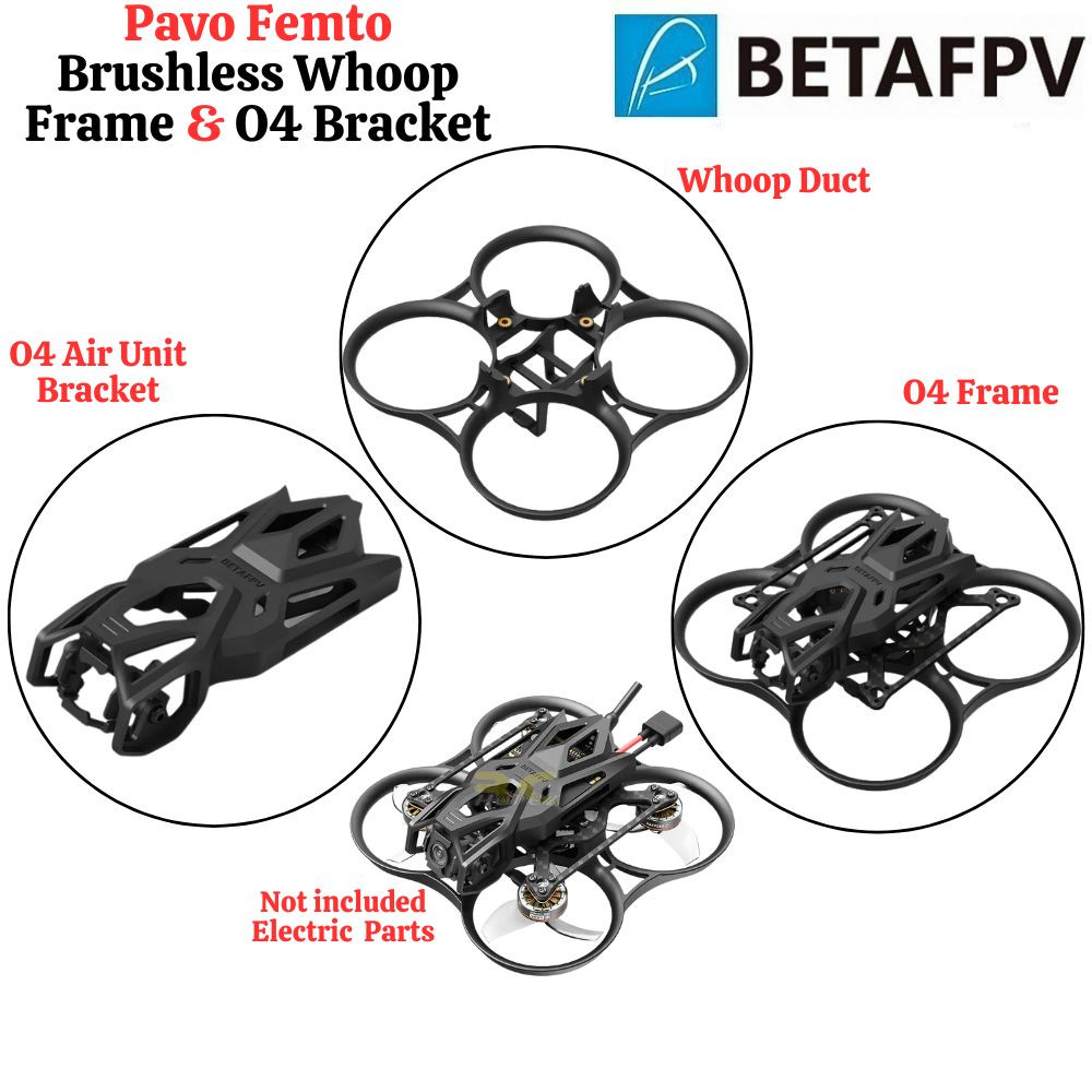 Soporte Antivibración Para Cámara DJI O4 Air Unit De BETAFPV – Kit Para Drones CineWhoop Como Pavo20, Femto Y Pico