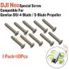 72b785a587f1bcd0fc5592847fa23b16.jpeg DJI Neo Special Screw (10Pcs) Compatible For Gemfan D51 4-Blade 5-Blade Propeller M1.2x6mm BG-Screw Neo