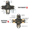 BetaFPV Matrix 1S 3in1 AIO HD 25.5x25.5mm Brushless Flight Controller 12A ESC ELRS 2.4G For Meteor75 65 Pro O4 BT-Matrix