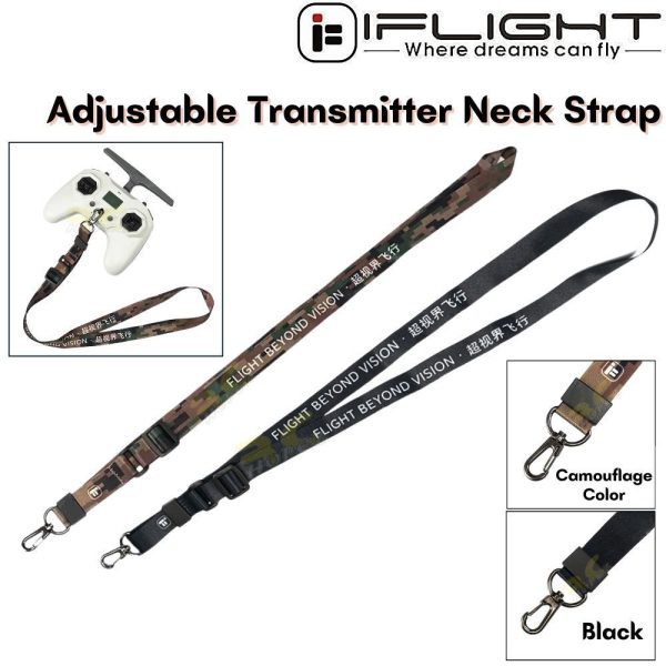 iFlight Adjustable Transmitter Neck Strap Belt 25x500mm for RC Remote Controller MX9205N