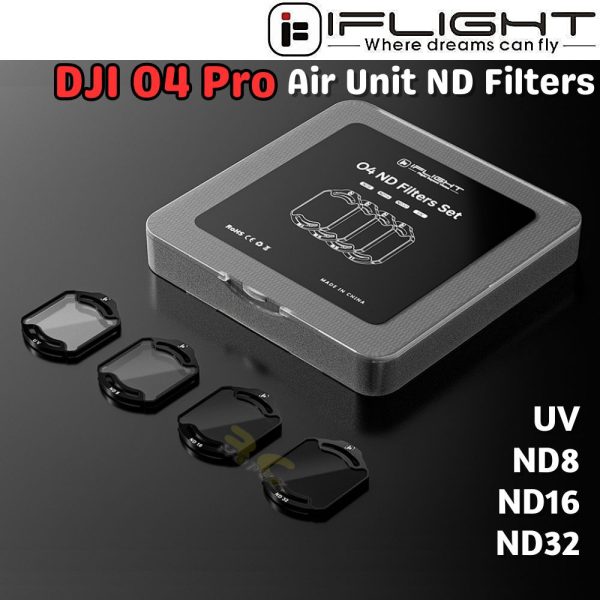 iFlight ND Filters Set for DJI O4 Pro Air Unit UV ND8 ND16 ND32 Filter MX7832