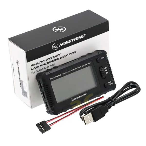 Hobbywing Multifuntion LCD Program Box Pro for PLATINUM XERUN EZRUN Seaking Pro ESC For RC Car Boat Airplane Heli EM-010