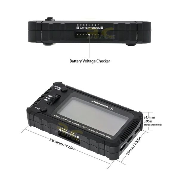 Hobbywing Multifuntion LCD Program Box Pro for PLATINUM XERUN EZRUN Seaking Pro ESC For RC Car Boat Airplane Heli EM-010