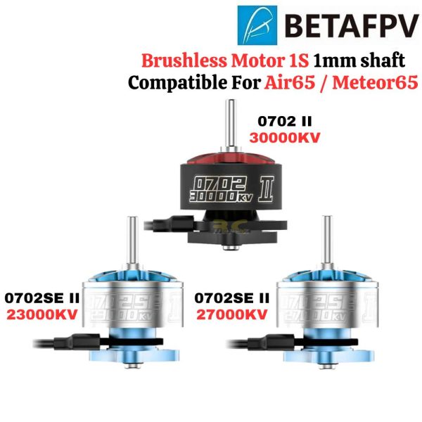 BetaFPV 0702SE II 23000KV 27000KV 0702 II 30000KV 1S Brushless Motor 1mm Shaft For Air65 Meteor65 Meteor65 Pro BT-0702II