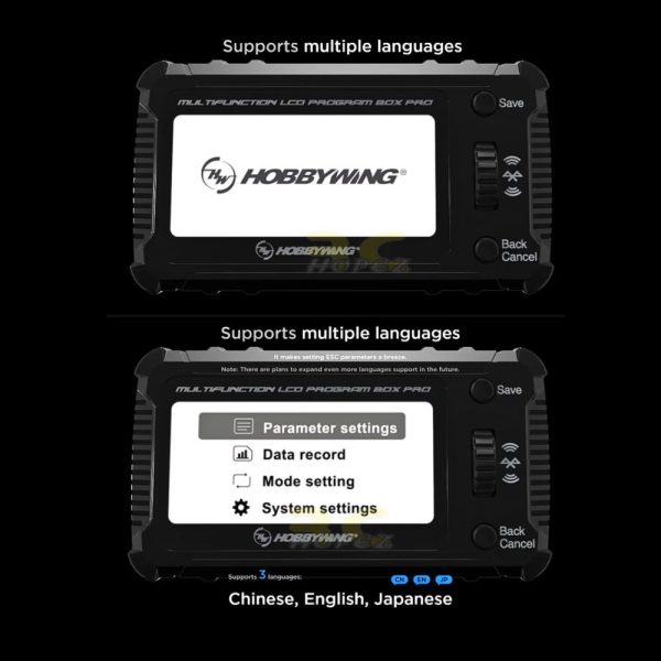 Hobbywing Multifuntion LCD Program Box Pro for PLATINUM XERUN EZRUN Seaking Pro ESC For RC Car Boat Airplane Heli EM-010