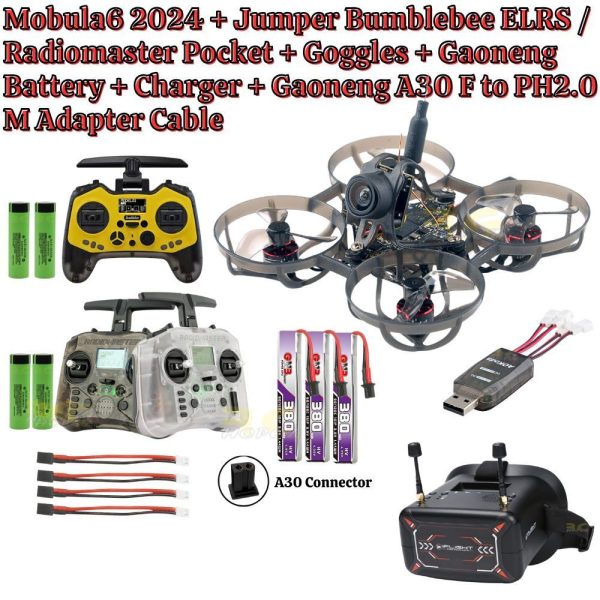 0e15d64d1b9118ebfe3b0c046b858e8f.jpeg Happymodel Mobula6 2024 65mm 1S SuperX ELRS V3.0 5-IN-1 AIO Whoop + RadioMaster Pocket/Jumper Bumblebee BNF ELRS