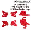 iFlight Cineflow 5 O4 TPU Replacement Parts Arm Guards Dual Antenna VTX Mount GoPro Bottom Stand LED illuminated MX8376