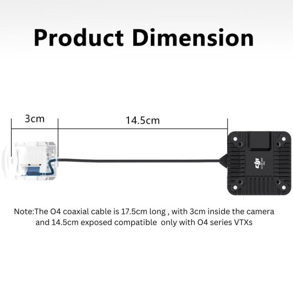 GEPRC O4 Pro Coaxial MIPI Cable For DJI O4 Pro DJI O4 FPV Digital System 6cm 9cm 17.5cm 20cm For FPV Drone GEP-Coaxial