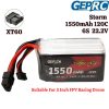 042a26f146cfe9068a2af7e34157756d.jpeg GEPRC Storm 6S 1550mAh 120C 22.2V Lipo Battery With XT60 Plug GEP1550/120-6S