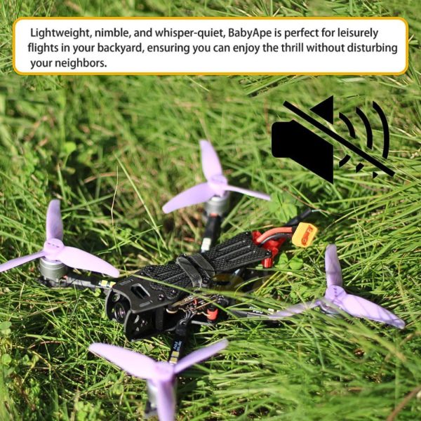 DarwinFPV Baby Ape Pro V3 V2 FPV Drone RTF Ready To Fly 3 Inch 2-3S + Radiomaster Pocket Jumper Bumblebee ELRS 2.4G