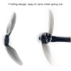 DarwinFpv Folding Propeller F4019 2 Blade 4Inch 1.5mm Shaft (4 Pair /8 Pcs) For FoldApe4 O3 Caddx Avatar Analog DW-F4019