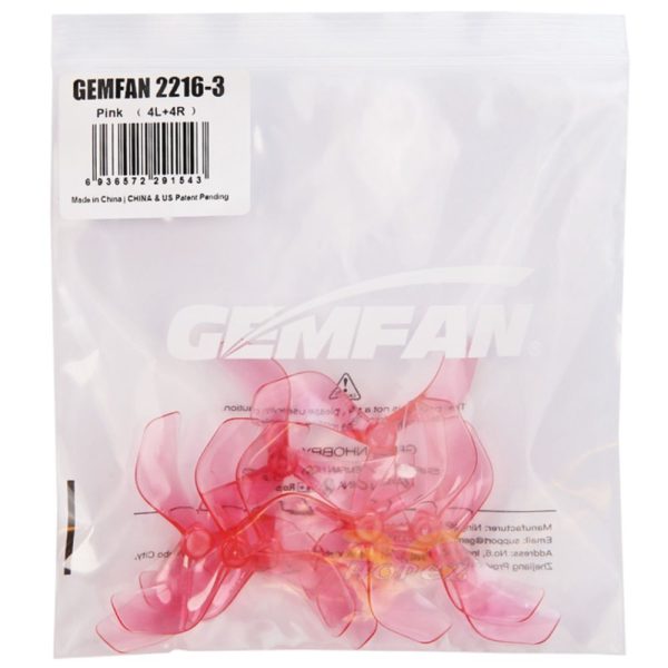 ca961b495919f971fdc20c3d3fdb8527.jpeg Gemfan 2216 2Inch 3 Blade Propeller 1.5mm Shaft For DJI O3 O4 Air Unit Compatible For Pavo20 Pro (4 Pairs/8Pcs) Gem2216