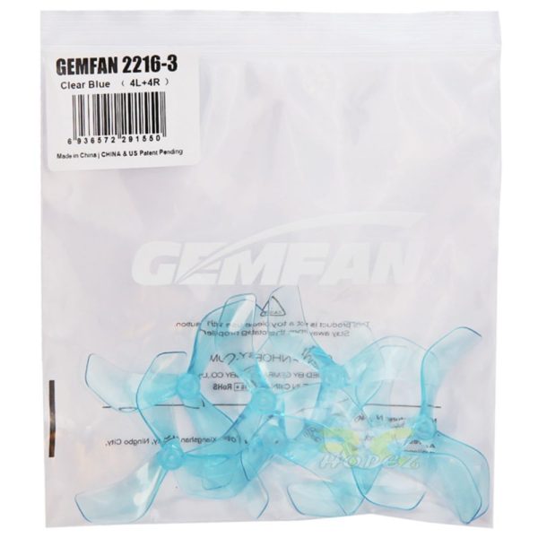e269ac96d20fa66d7f40f4acca705e9d.jpeg Gemfan 2216 2Inch 3 Blade Propeller 1.5mm Shaft For DJI O3 O4 Air Unit Compatible For Pavo20 Pro (4 Pairs/8Pcs) Gem2216