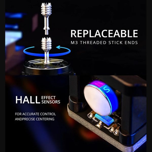 RadioMaster Pocket Radio AG01 NANO CNC Hall Gimbals Set/ 2 Pcs TX157-AG01-Nano