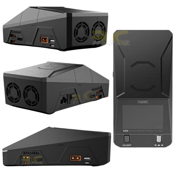 0495b641043d1bdf860a4c80654f8a55.jpeg ToolkitRC Q6AC AC 400W DC 1000W 15A*4 Battery Charger Support Wireless Charging 1-6S 4CH Output XT60 XT30 UKPlug TK-Q6AC