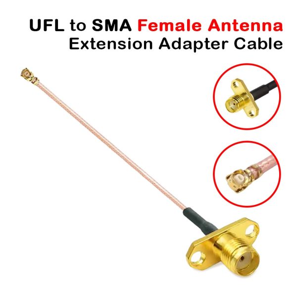 0ba542c69a3abcdb8d953e909f3273e1.jpeg UFL to SMA Female Antenna Extension Adapter Cable 100 ZX1010T-K