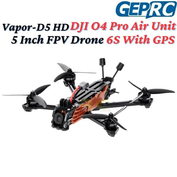 GEPRC Vapor-D5 HD DJI O4 Air Unit PRO With GPS 6S 5 Inch Freestyle Racing FPV Drone GEP-Vapor-D5O4