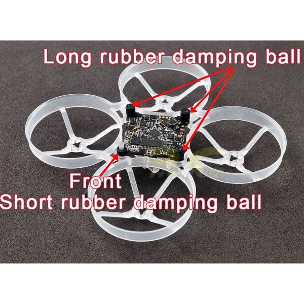 48cc3587919c1b3f9607982915867a69.jpeg Happymodel Mobula7 Crazybee F3 Crazybee F4 Flight Controller Spare Parts Rubber Damping Balls with M1.2x7mm Screws HP309