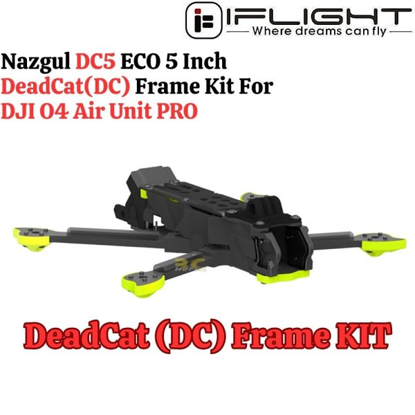 73dddd7a48773d4568bb2f921dd42871.jpeg iFlight Nazgul DC5 ECO V1.1 240mm 5 Inch DeadCat Frame Kit For DJI O4 Pro Air Unit for FPV Freestyle Racing Drone MX8001