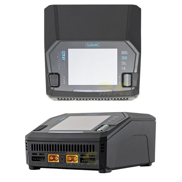 ToolkitRC M6DAC PRO Dual Channel Charger 1-6S AC 300W DC 800W 16Ax2 For Lipo LiHV LiFe NiMh LiIon Battery UK Plug