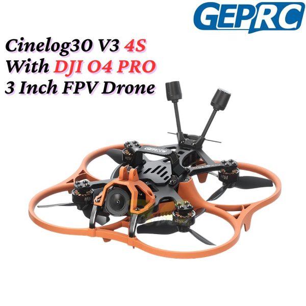 296473cde88b884a29ea2f1814b198e0.jpeg GEPRC Cinelog30 V3 DJI O4 PRO Air Unit 4S 3 Inch With LED BEC RC Freestyle FPV Drone GEP30-V3O4