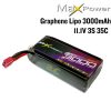 75d725bee2bda008c78c9b1315c9769c.jpeg Maxpower Graphene Lipo 11.1V 3000mAh 35C 3S Lipo Battery with Dean Plug MP3035-3G