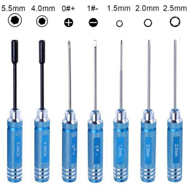 10pcs /set Ball Link 10 in 1 RC Helicopter Screwdriver Pliers Hex Hand Repair Tools Kits(1set) rc tools set T018