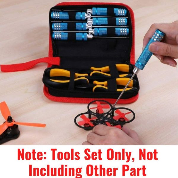 10pcs /set Ball Link 10 in 1 RC Helicopter Screwdriver Pliers Hex Hand Repair Tools Kits(1set) rc tools set T018